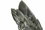 Green-Black Calcite Crystal Cluster - Sweetwater Mine #176291-1